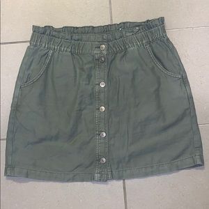 American Eagle Button Up Mini Skirt